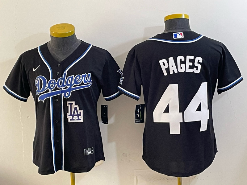 Los Angeles Dodgers #44 Pages black Game 2026 Nike MLB Jersey 0657
